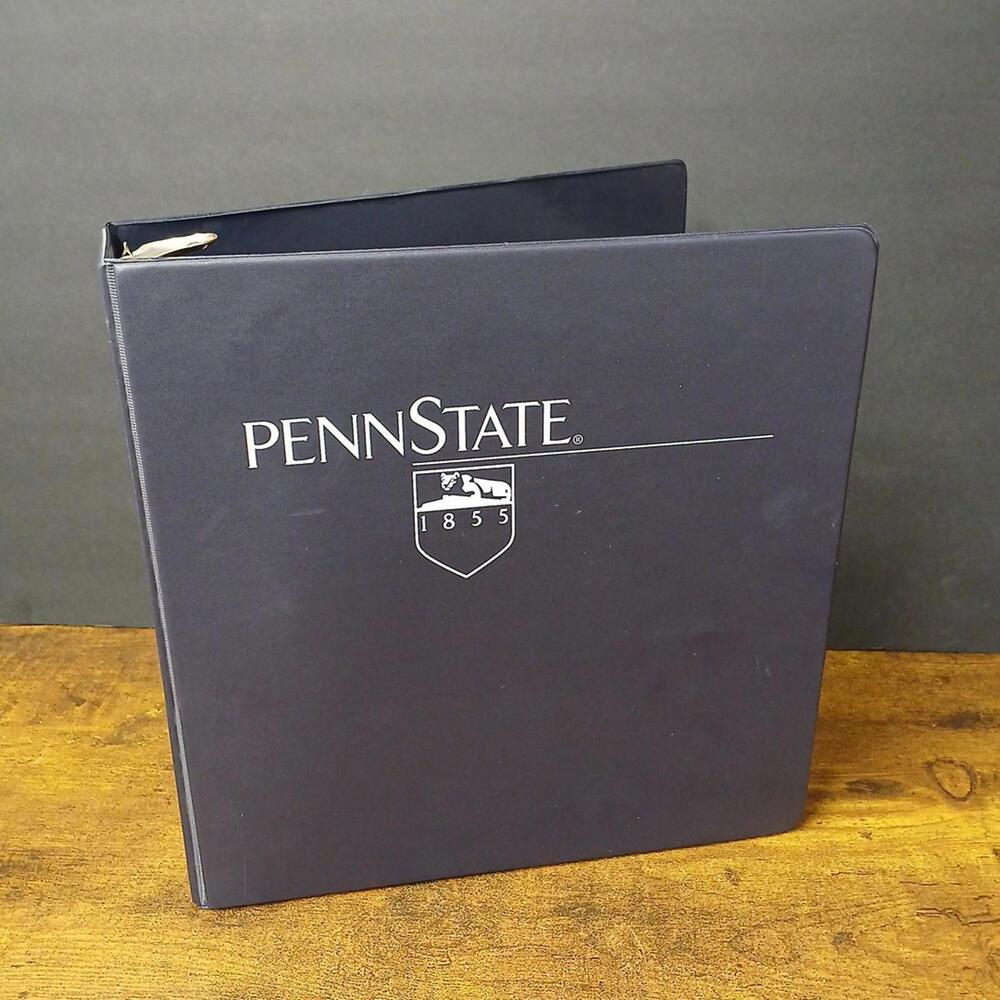 Vintage Penn State University Nittany Lions PSU 2.5" Three Ring Binder
